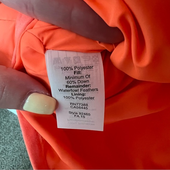 Vibrant Orange Quilted J. Crew Vest - Picture 6 of 6